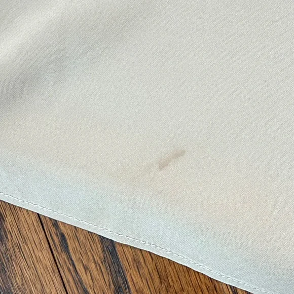 B25 J. Crew Women Beige Cream Midi Skirt Flat Basic Office Preppy - Picture 5 of 5